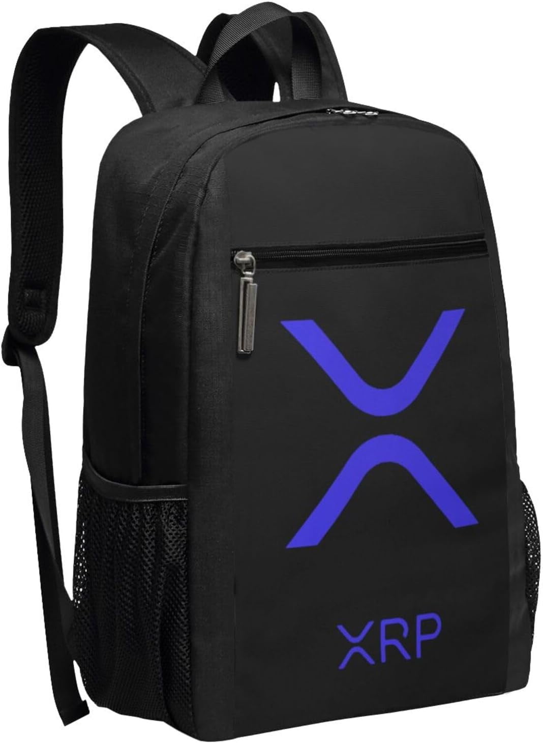 Xrp Ripple Travel Laptop Backpack, Business Anti Theft Slim Sturdy Laptops Backpacks, College Computer Bag Gift for Men & Women Fits 17 Inch Notebook,Black