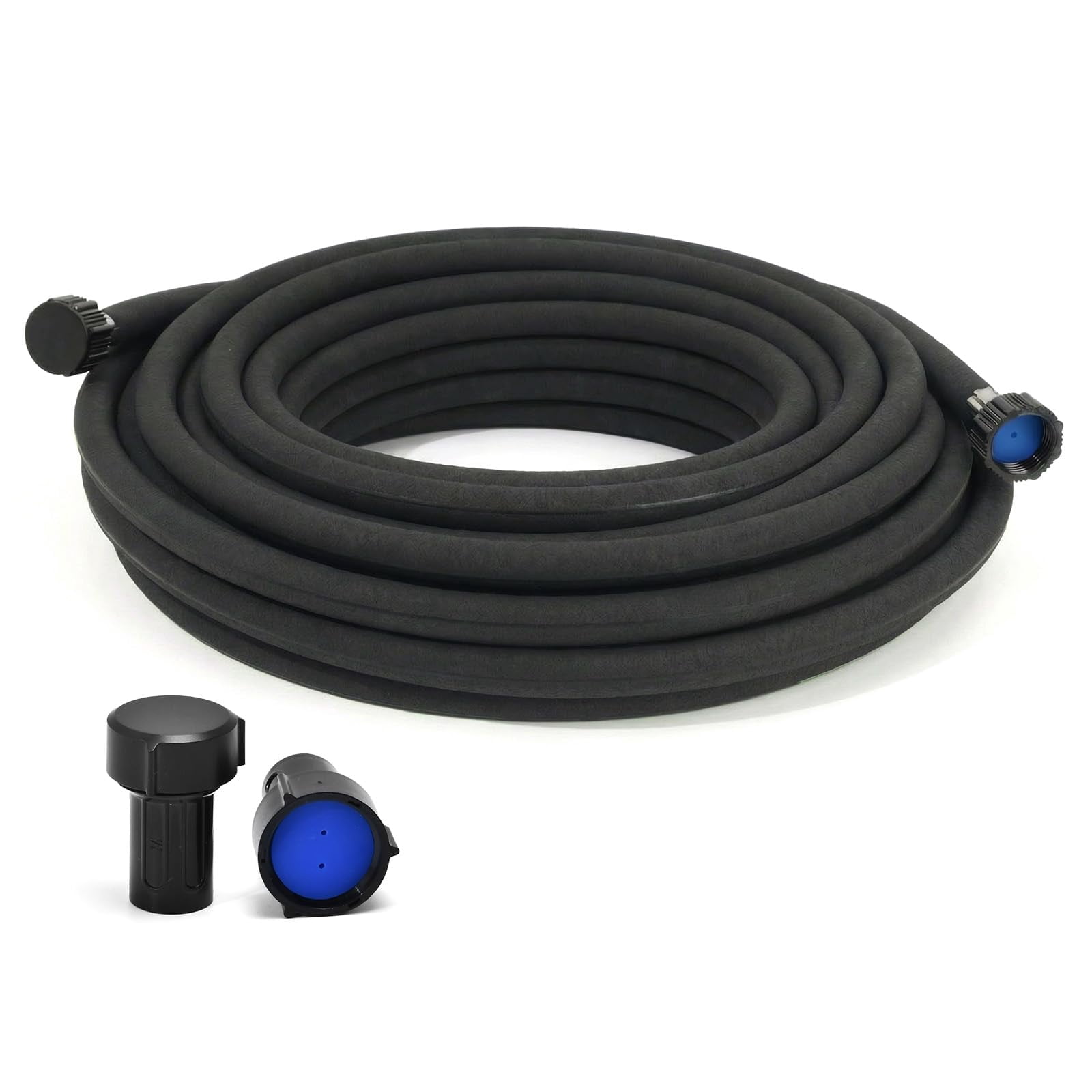 RainPoint 1/2 Inch Soaker Hose 25FT Water-Saving Drip Irrigation for Garden, Black