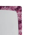 thumbnail image 3 of Ambesonne Floral Design Fitted Sheet, Delicate Blooms Print, Queen Size, Dark Magenta Pastel Pink, 3 of 5