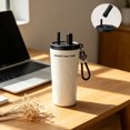 thumbnail image 4 of 520ml Stainless Steel Insulated Water Bottle With Straw Large Capacity Coffee Cup Home Camping And Office Water Cup, 4 of 6