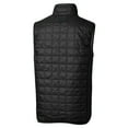 thumbnail image 3 of Men's Cutter & Buck Black Durham Bulls Rainier PrimaLoft Eco Insulated Full-Zip Puffer Vest, 3 of 3