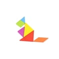 thumbnail image 3 of Tangram Pattern Puzzle Set, Wooden Puzzle Blocks Colorful Tangram Sorting, Tangram Puzzle for Kids, 3 of 5