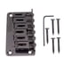thumbnail image 5 of Juego de llaves para puente fijo de cordal con tornillos para guitarra eléctrica Negro, 5 of 7