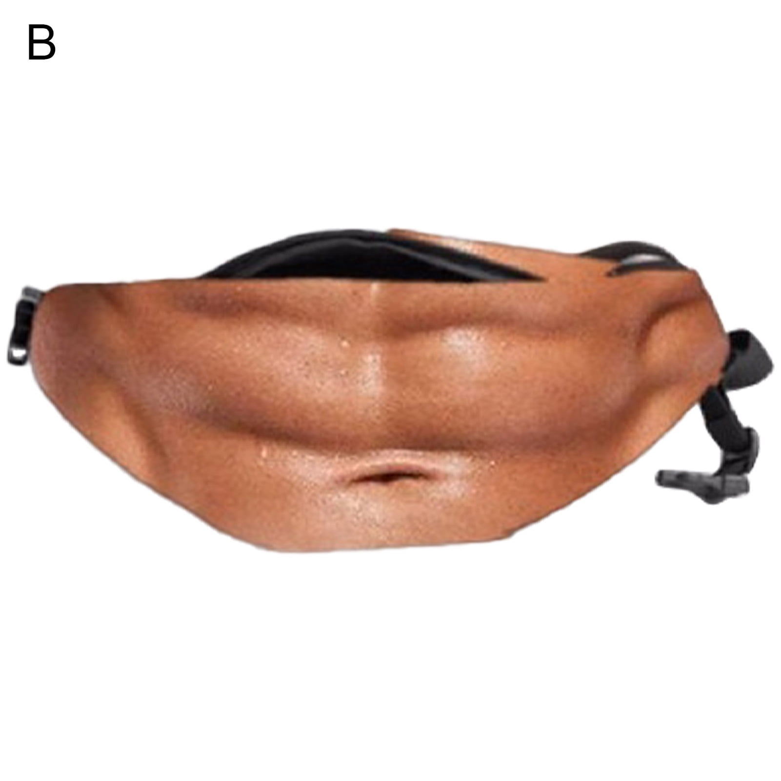 Anvazise Waist Pack Realistic Looking Large Capacity Oxford Cloth 3D Artificial Dad Beer Belly Fanny Bag for Travel Walmart