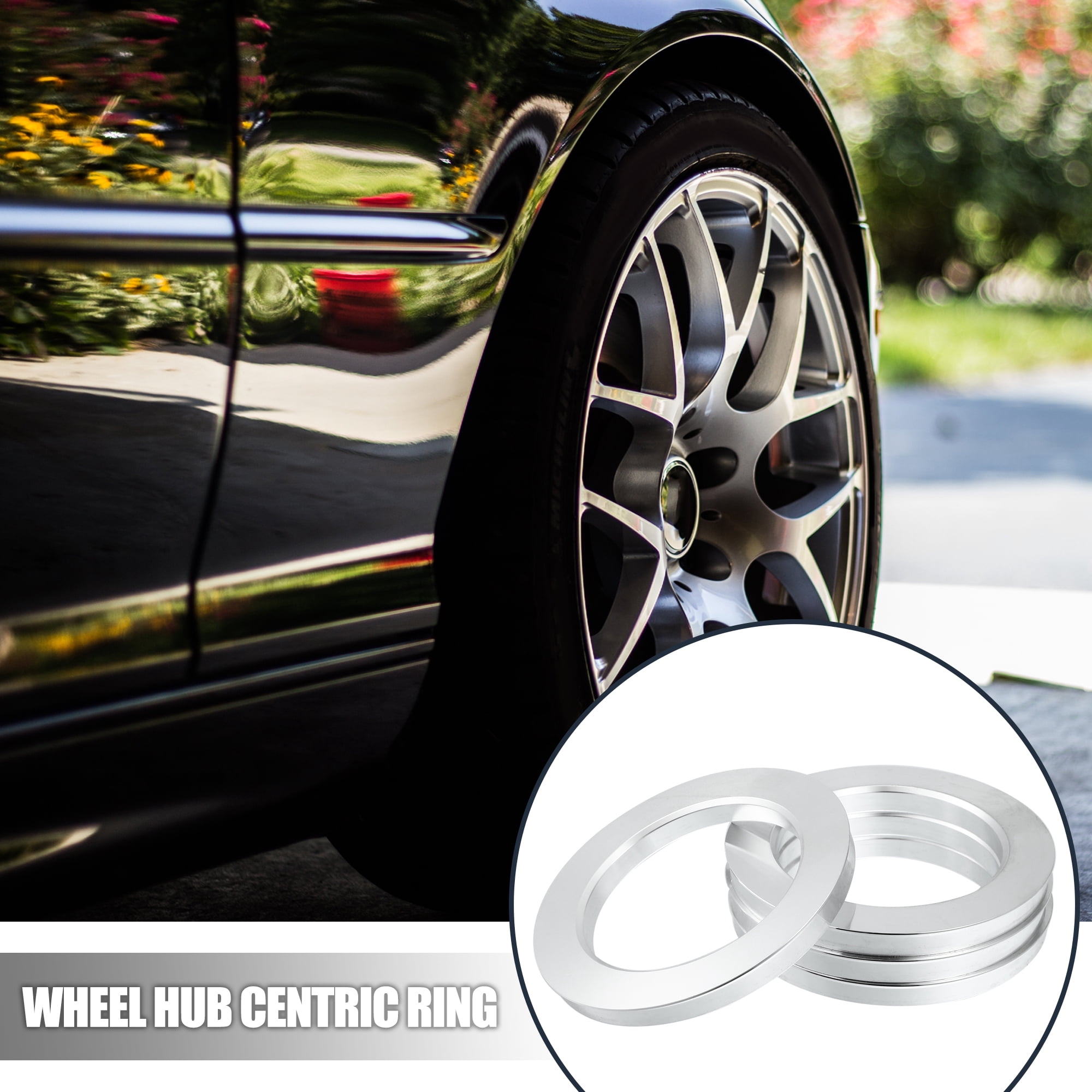 Unique Bargains 4pcs OD 110mm to ID 77.8mm Car Hub Centric Rings