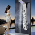 thumbnail image 2 of Shower Panel Tower System LED Rain&Waterfall Massage Jet Sprayer Stainless Steel, 2 of 20