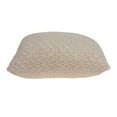 thumbnail image 3 of 20" x 7" x 20" Decorative Transitional Tan Pillow Cover With Poly Insert, 3 of 4