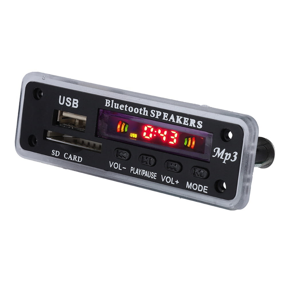 Car Speaker Bluetooth Module FM Radio USB TF Card Wireless 5.0 MP3 Decoder Board 
