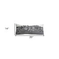 thumbnail image 3 of 35" White Detroit Daylight Skyline Lumbar Decorative Pillow, 3 of 5