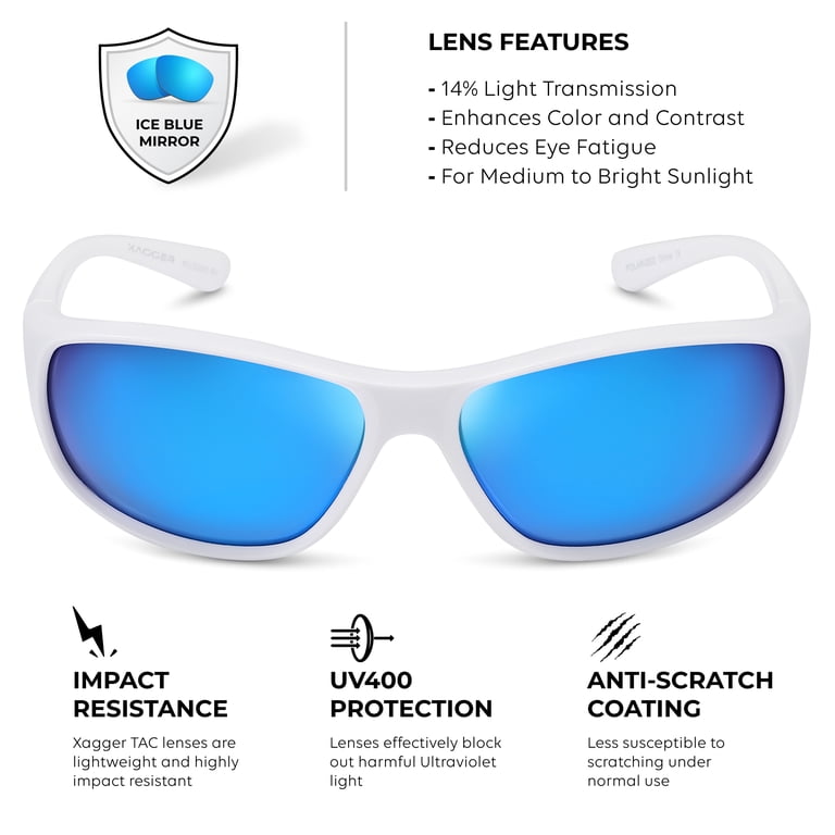 Xagger Wrap Around Sport Polarized Sunglasses for Men Women  display picture 3