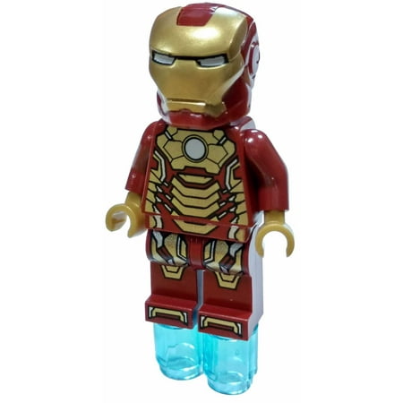LEGO Marvel Iron Man 3 Iron Man Minifigure [Mark 42 Armor, Plain White Head] [No