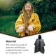 thumbnail image 3 of Cateissary Chubasquero para senderismo, Camping, Poncho, impermeable, a prueba de viento, pulóver, ropa impermeable para caminar, cubierta para lluvia, Paraguas de lluvia Negro Cateissary HA067073-07, 3 of 6