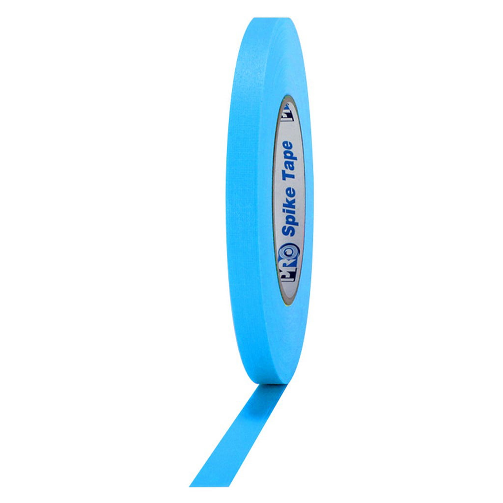 Pro Gaff Fluorescent Blue Gaffers Spike Tape 1/2 inch X 45 yds 