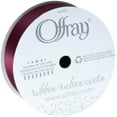 thumbnail image 6 of Offray Ribbon, Wine Red 7/8 inch Single Face Satin Polyester Ribbon, 18 feet, 6 of 6