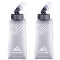 thumbnail image 1 of Botella de agua Azarxis Soft Flask plegable de TPU de 250 ml, paquete de 2, 1 of 9