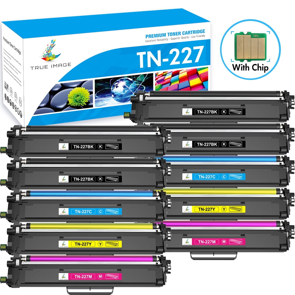 267 Compatible Toner Cartridge Replacement (with Chip), for Brother TN267  KCMY, for DCP-L3550CDW/HL-L3230CDW/MFC-L3770CDW Printer 1BK+1C+1M+1Y