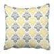 thumbnail image 1 of Funda de almohada ABPHQTO Damasco Azul Brillante Amarillo Gris Blanco 45x45 cm, 1 of 1