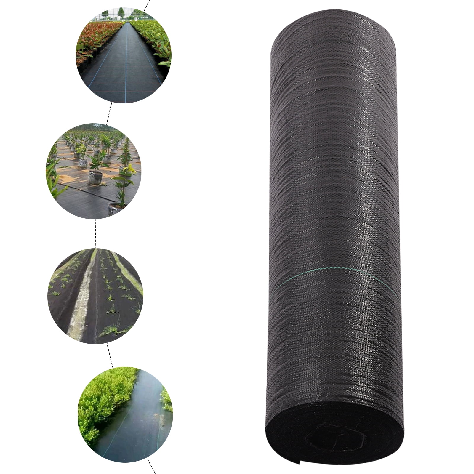YIYIBYUS Weed Membrane, 90x1.8m Weed Barrier Fabric Weed Control for