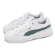 thumbnail image 1 of PU & MA Lajla Lthr Wns White Eucalyptus Women LifeStyle Casual Shoes 390643-04, 1 of 6