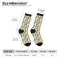 thumbnail image 2 of Bingfone Compression Socks for Women and Men Long Socks for Running Athletic Cycling Nurse- Fruit Pineapples, 2 of 6