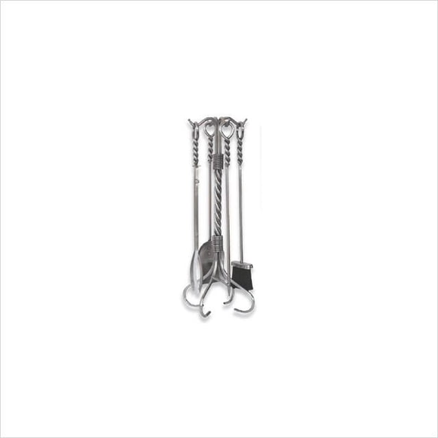 Incendie Torsadé en Acier Inoxydable de 5 Pc - Intérieur/extérieur