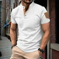 thumbnail image 1 of pstuiky camisetas de hombre, Camiseta informal de manga corta para hombre, color liso, cuello redondo, para correr, hacer ejercicio y fitness camisas casuales para hombre xxxl, 1 of 9