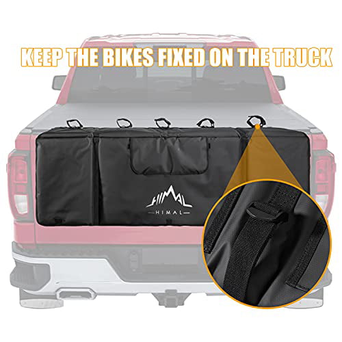 Tailgate Pad for Mountain Bike Tailgate Protection Pad with Tool Pockets Fits 