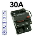 thumbnail image 1 of Disjoncteur ABS+métal avec Réinitialisation Manuelle Étanche 30300 Amp 12V24V Dc, 1 of 7