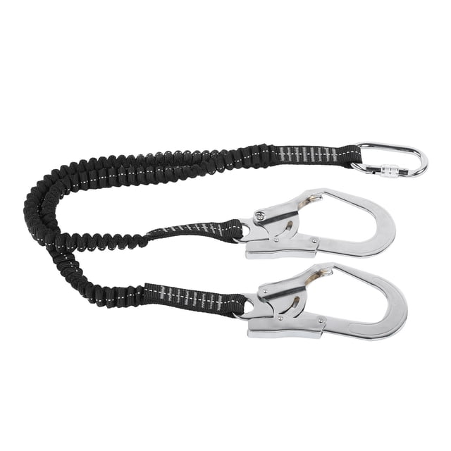 Double Steel Large Hook Elastic String,Double Steel Large Hook Fall Protection Safety Belt Safety Belt Dependable Performance