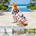 thumbnail image 2 of American Chihuahua Hawaiian Shirt, Patriotic Dog Lover Print Button Down Shirt for Adults or Dogs, Cuban Collar, Short Sleeve Polyester Summer Shirt, 2 of 8