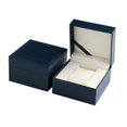 thumbnail image 4 of ZHAOCHENG Caja de reloj de cuero, azul2 piezasCaja de reloj a prueba de golpes, caja de presentación/caja de almacenamiento para los amantes de los relojes, 4 of 5
