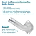 thumbnail image 7 of Car Engine Coolant Thermostat Housing Water Inlet Fitting No.25631-23501 for Hyundai Elantra 2000-2010, 7 of 7