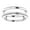 White, variant on 925 Sterling Silver 14K Yellow Gold Finish Polished Plain Enhancer Wrap Engagement Wedding Ring