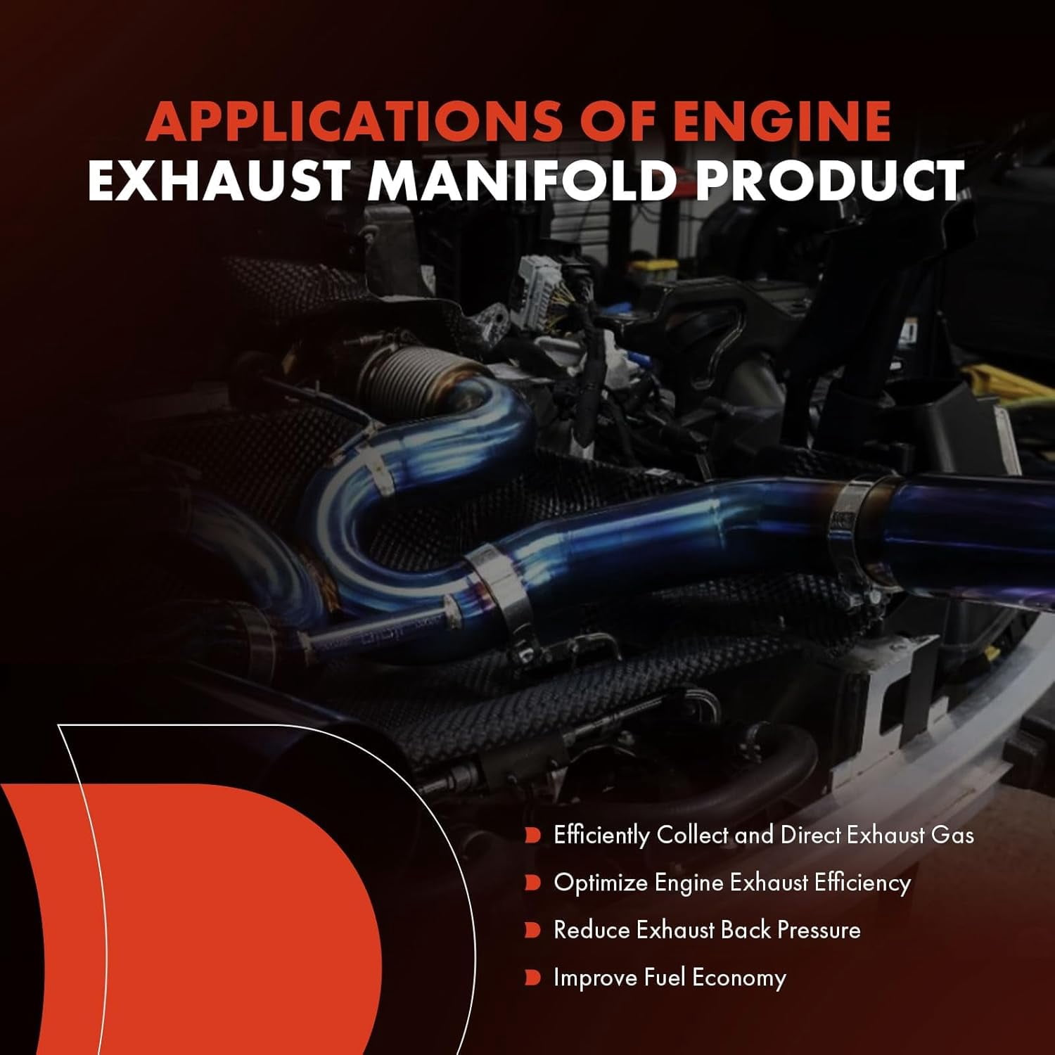 A-Premium [L6 4.0L] Engine Exhaust Manifold Kit W/Gaskets Compatible with Jeep Grand Cherokee 1993-1998, Wrangler 1991-1995 1997-1999, Cherokee 1991-1999, Comanche, TJ, Replaces 33007072, 4883385