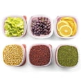 thumbnail image 4 of 1 Pcs Square Food Storage Container, Vented Lid Food Storage Container for Fridge Home Restruant, 4 of 9
