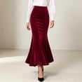 thumbnail image 2 of CAIXAI Maxi Skirts for Women 2026 Summer Spring Lightweight A Line High Waisted Wedding Guest Party Silk Long Midi Skirt, 2 of 8