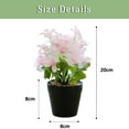 thumbnail image 2 of Flores artificiales, hortensias artificiales, bonsáis, ramas cortas, cinco flores de brocado, plantas artificiales, plantas en macetas, 2 of 5
