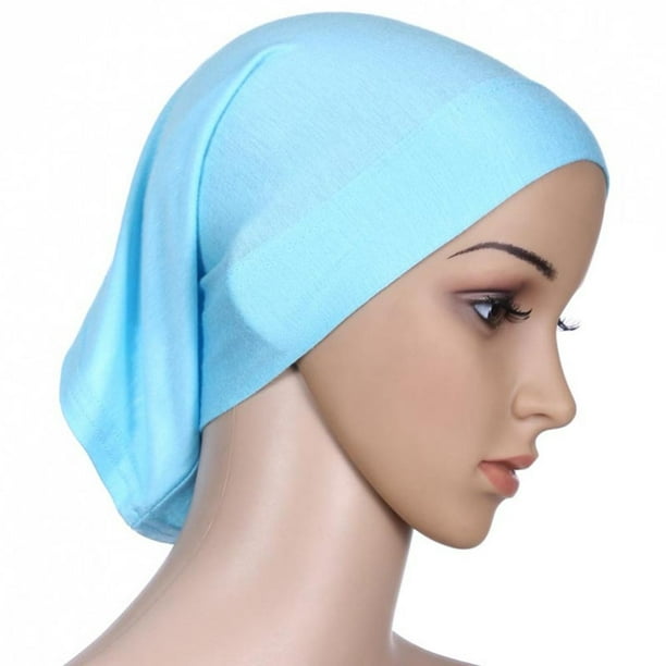 Women's Under Scarf Tube Bonnet Cap - Lycra Islamic Head Cover Hijab Hair Wrap - Made In Egypt 5 thumbnail image