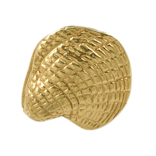Pomo y manija para gabinete, pomo para puerta de armario, tirador de latón, tirador decorativo Concha 25x27cm