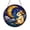 Acrylic 3.5 Inch, variant on Rabbit and Moon Stained Glass Suncatcher Window Hanging, Dreamy Moonlight Bunny Art Decor, Whimsical Night Home Accent Gift