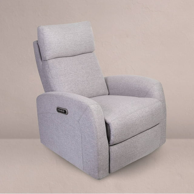 Serena Fauteuil Berçant Rembourré à Triple Alimentation, Inclinaison Complète et Cou/lombaires Réglables, Fauteuil Inclinable Électrique avec Port de Chargement USB, Pivotement à 270°, Assemblage Facile, Très Confortable