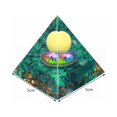thumbnail image 2 of Pirámide de orgonita de cristal Natural cristales curativos energía Reiki Chakra decoración del hogar, 2 of 8