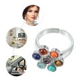 thumbnail image 2 of Unique Bargains Faux Natural Crystals Stones for Yoga Lovers Collectors Ring 7 Chakra Stones, 2 of 6