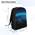 thumbnail image 4 of Fotbe Planet Earth Mochila de Viaje para Laptop, Mochila Ejecutiva Delgada y Resistente 15.6", 4 of 8