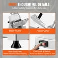 thumbnail image 6 of KFFKFF Meat Slicer 340W Electric Deli Food Slicer with 10 inch SUS420 Blade, 6 of 9