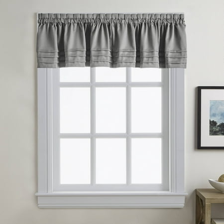 Addison Kitchen Solid Tailored Rod Pocket Twill Valance or Tier Pair ...