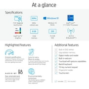 HP Pavilion 15.6 FHD Touch, Intel Core i7-1165G7, 8GB RAM, 512GB SSD, Lunar Gold, Windows 11, 15-eg0070wm