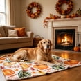thumbnail image 6 of huayou Fall Pumpkin Print Fluffy Pet Blanket, Soft Warm Plush Fabric, Decoration, for Cat Dog All Season Rest Cover, 39.37x27.56 inch, 6 of 6
