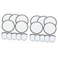 thumbnail image 4 of KLKCMS 10 Pieces Foldable Flying Disc Fans Fun DIY for Travel Festival Party Favors white, 4 of 9