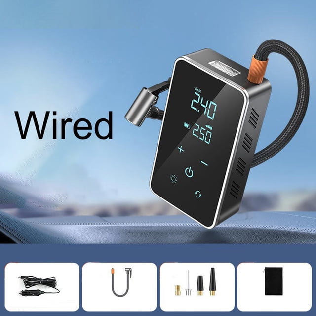 SPRING Tire Inflator Portable Air Compressor-Air Pump 150PSI Cordless Electric Wired